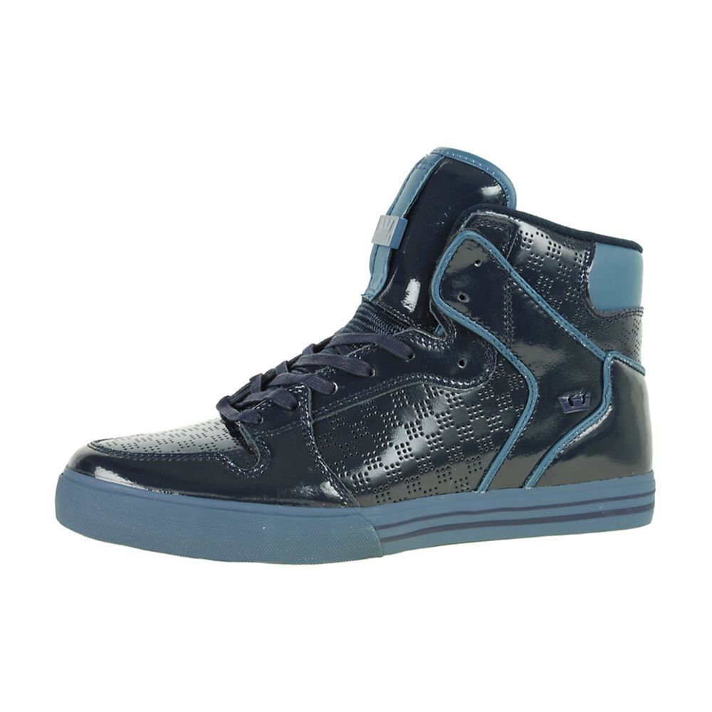 Baskets Montantes Supra Vaider Bleu Marine Midnight Blue Homme | SNU-83078480